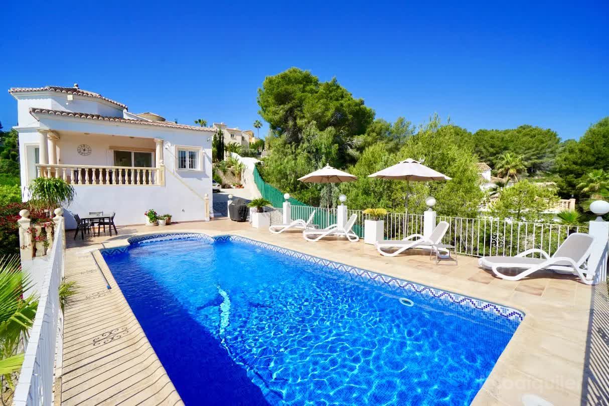 Casa vacacional con piscina privada en Benissa, Costa Blanca, Alicante
