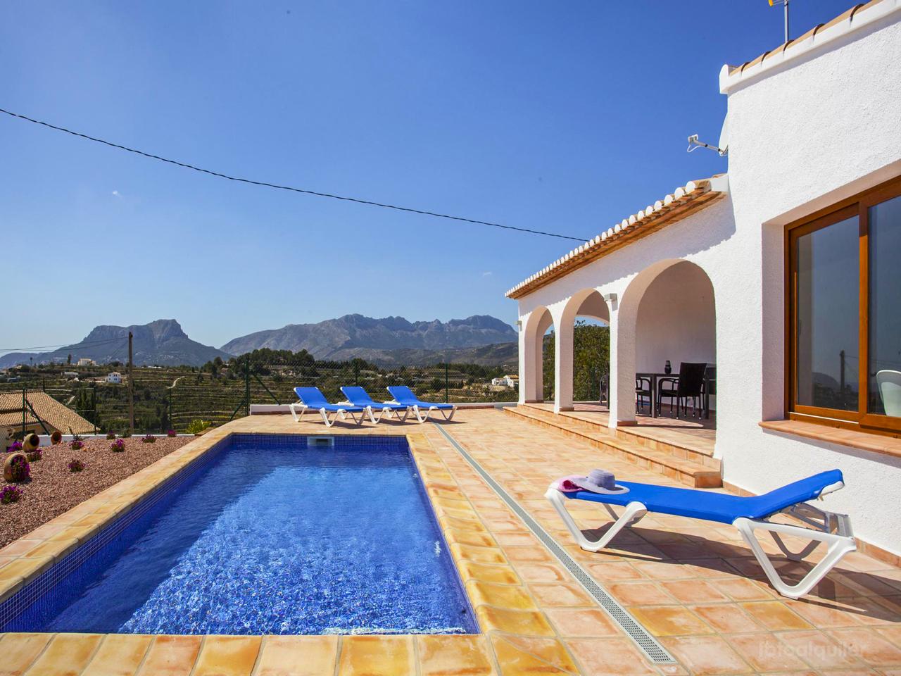 Casa de campo con piscina privada en Benissa, Alicante