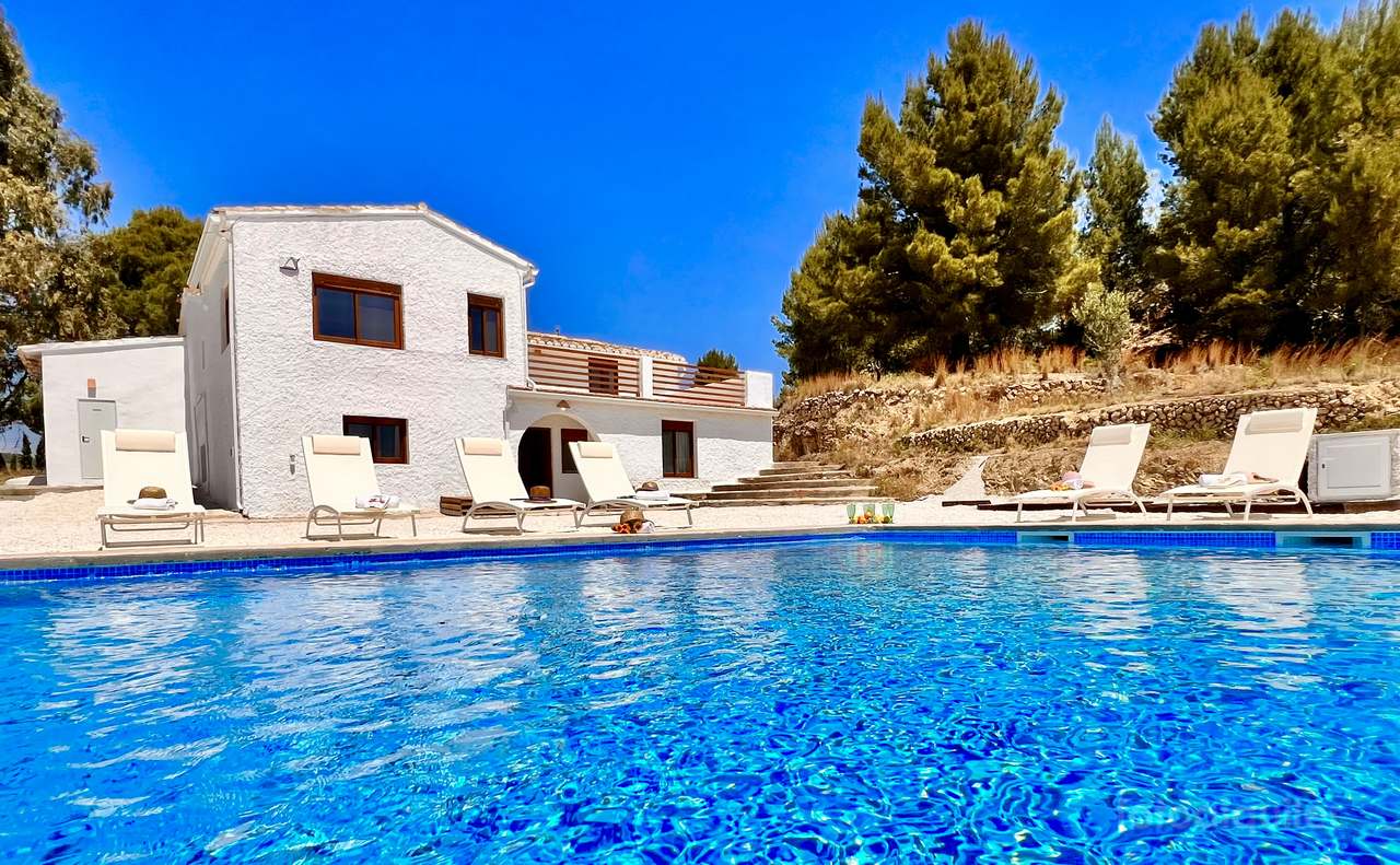Casa rural con piscina privada en Benissa, Alicante