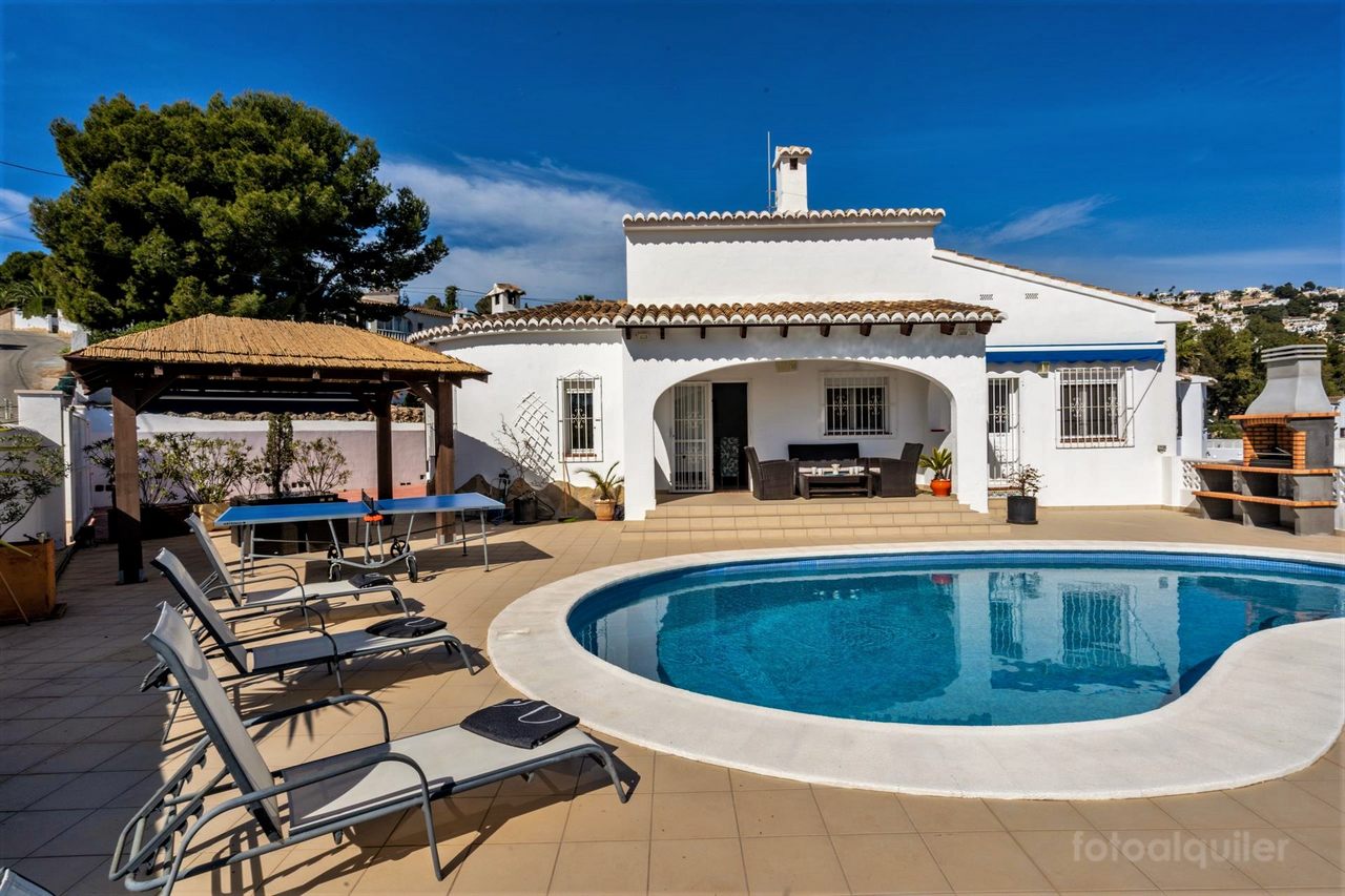 Alquiler de Casa con piscina privada en Benissa, Costa Blanca, España