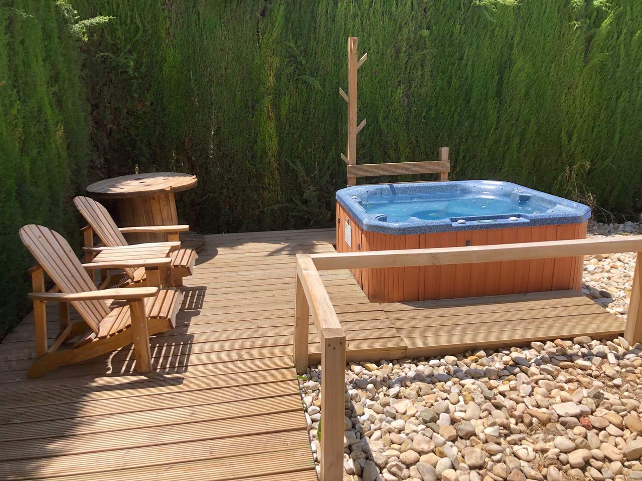 Casa del Mar, casa de madera con piscina privada y jacuzzi en Córdoba