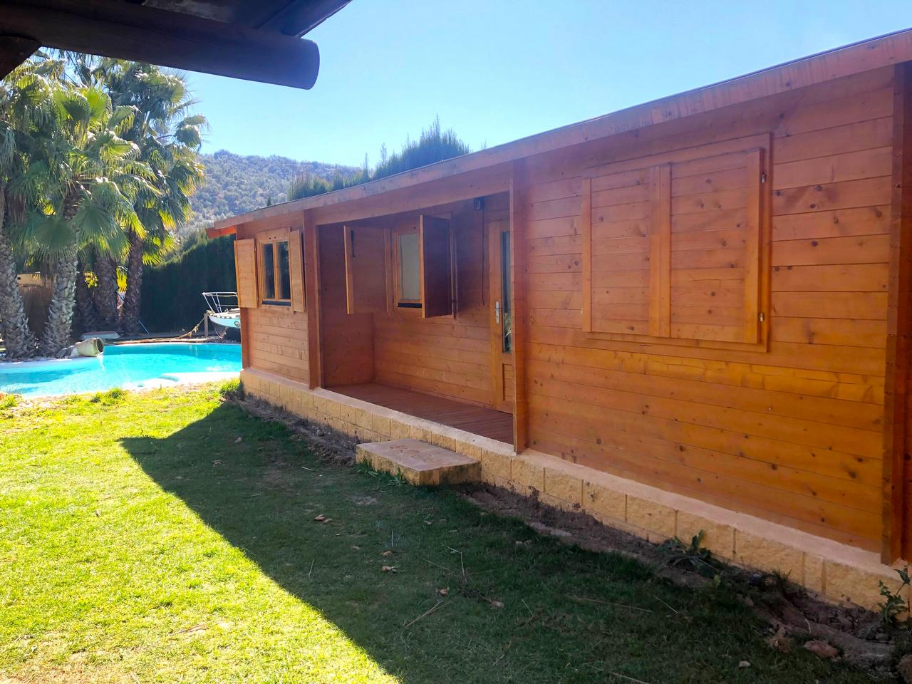 Casa del Mar, casa de madera con piscina privada y jacuzzi en Córdoba