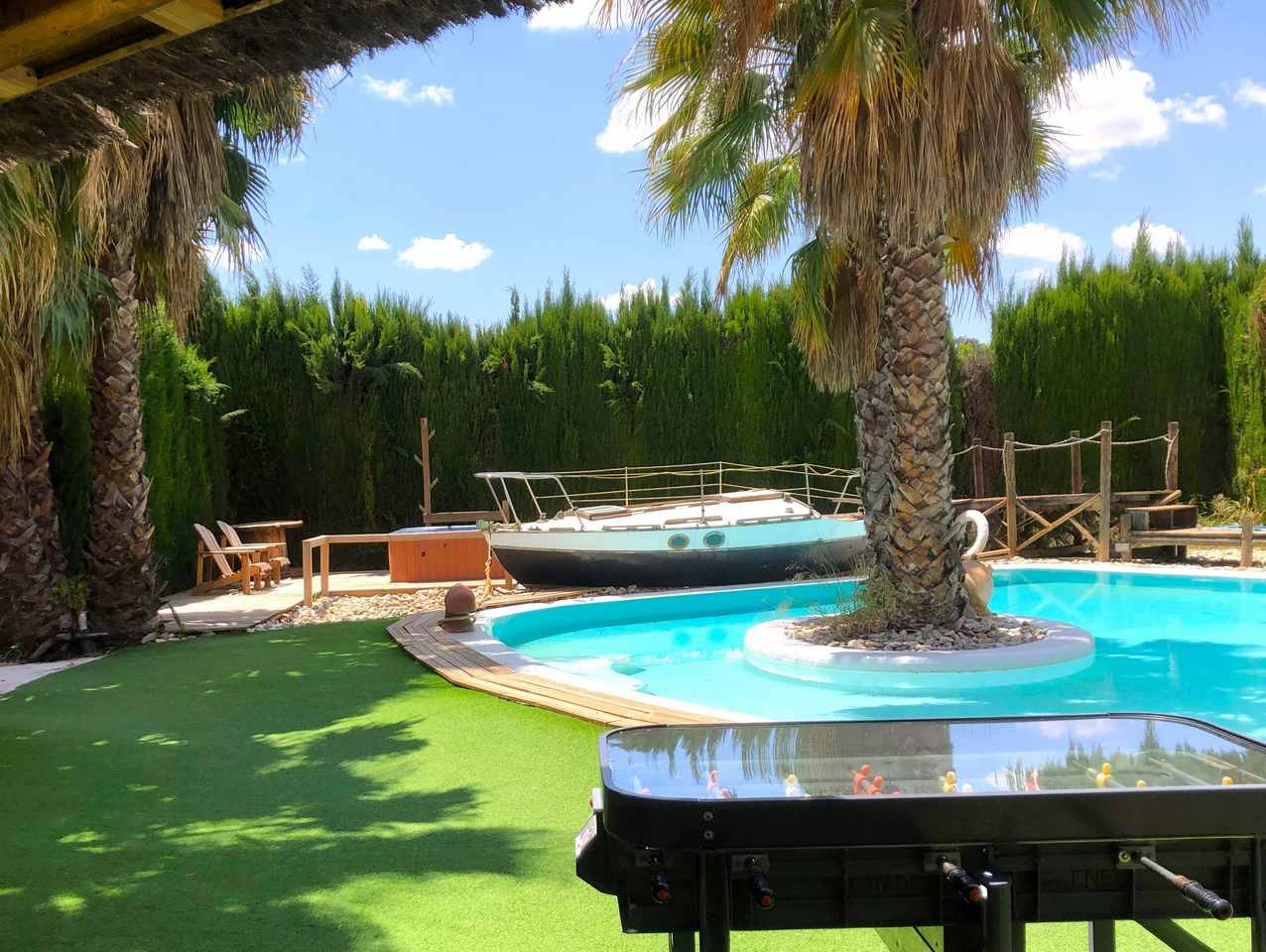 Casa del Mar, casa de madera con piscina privada y jacuzzi en Córdoba