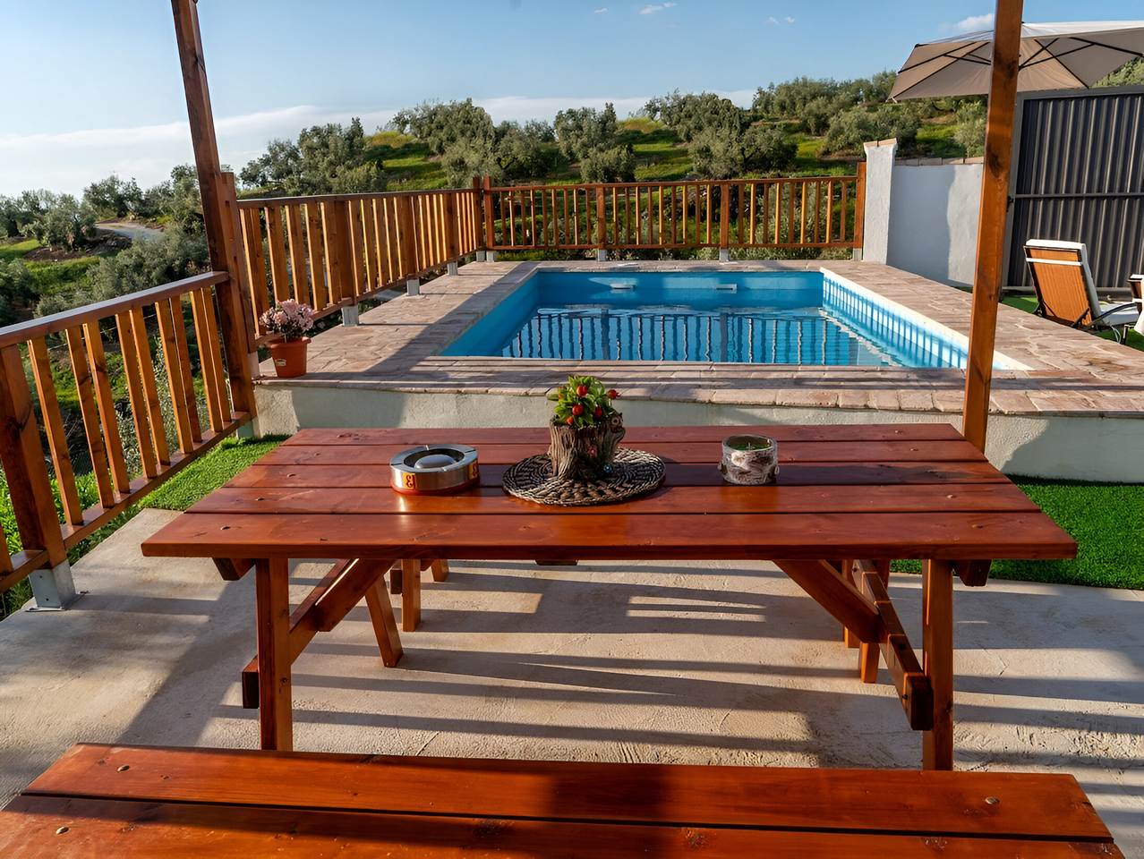 Casa La Pedriza, casa con piscina privada en Córdoba, Rute, para 4 personas