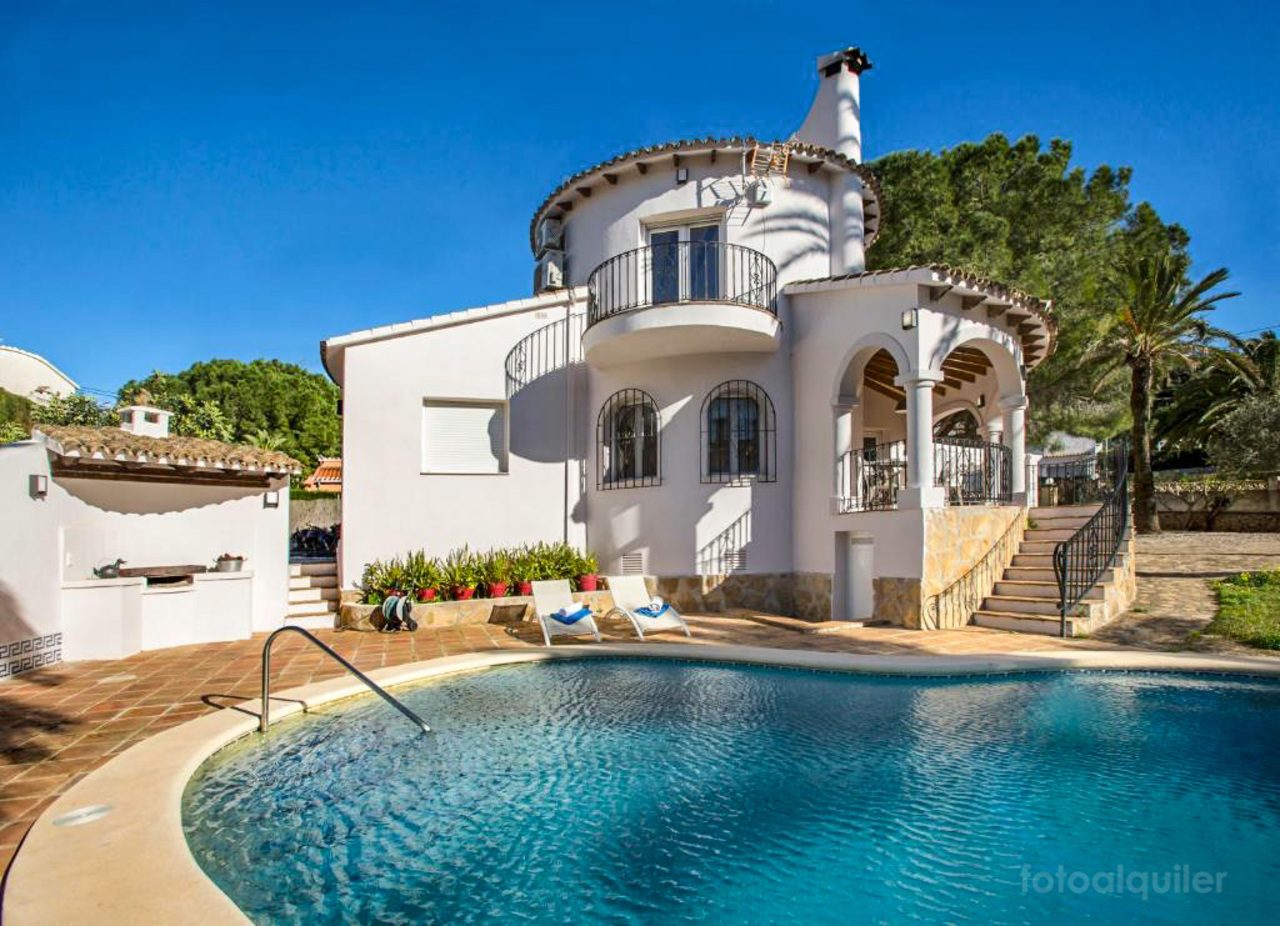 Casa vacacional con piscina privada en Denia, Costa Blanca, Alicante