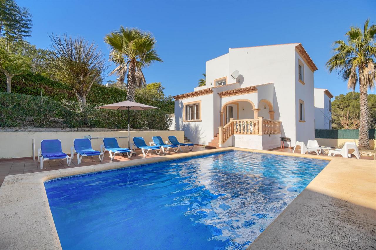Casa de vacaciones con piscina privada en Jávea, Alicante