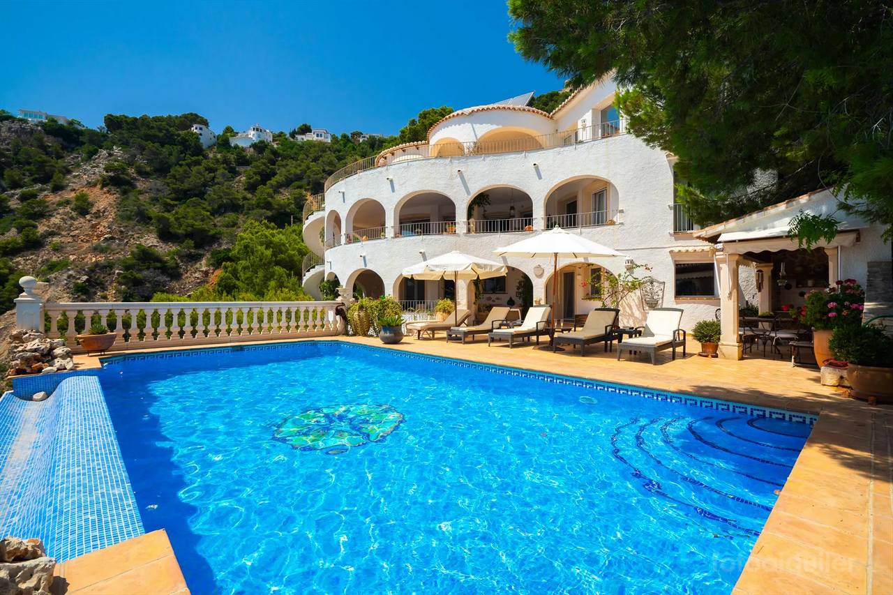 Casa vacacional grande con piscina privada en Jávea, Costa Blanca