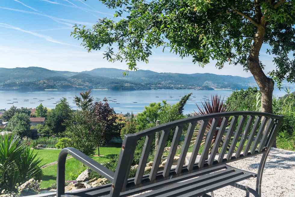 Alquiler de casa de madera con vistas a la ría en Samieira, Poio, Pontevedra 