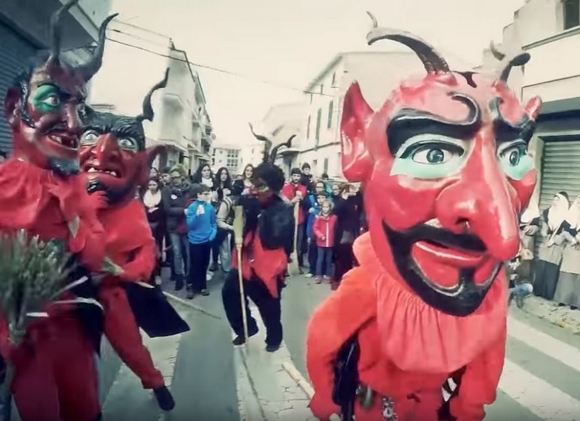 Fiesta de San Antonio Abad y el demonio en Sa Pobla