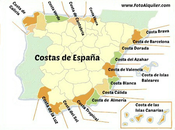 Costas de España